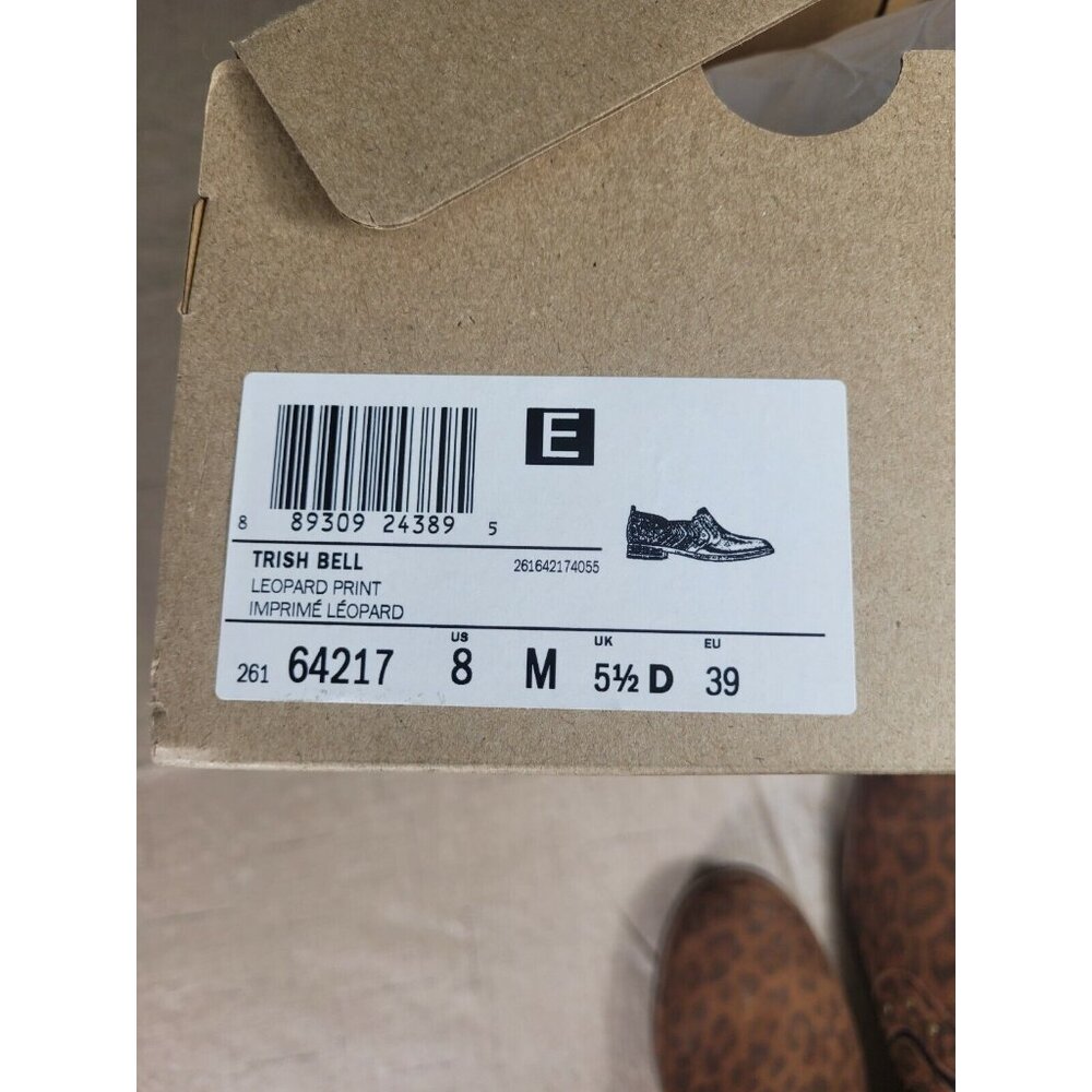 Clarks Women's Size 8 M Collection Trish Bell Studded Leopard Print Booties (853 - Picture 9 of 9